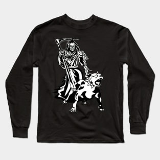 Grim Reaper! Dog PitBull Long Sleeve T-Shirt